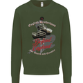 English Brotherhood Mens Sweatshirt Jumper Forest Green