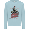 English Brotherhood Mens Sweatshirt Jumper Light Blue