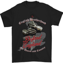 English Brotherhood Mens T-Shirt Cotton Gildan Black