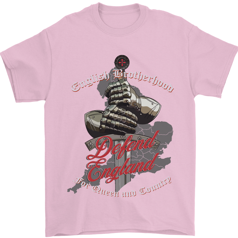 English Brotherhood Mens T-Shirt Cotton Gildan Light Pink