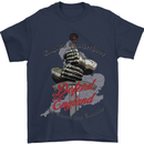 English Brotherhood Mens T-Shirt Cotton Gildan Navy Blue