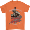 English Brotherhood Mens T-Shirt Cotton Gildan Orange