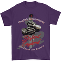 English Brotherhood Mens T-Shirt Cotton Gildan Purple