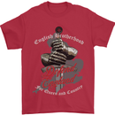 English Brotherhood Mens T-Shirt Cotton Gildan Red