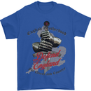 English Brotherhood Mens T-Shirt Cotton Gildan Royal Blue