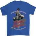 English Brotherhood Mens T-Shirt Cotton Gildan Royal Blue