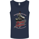 English Brotherhood Mens Vest Tank Top Navy Blue