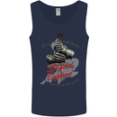 English Brotherhood Mens Vest Tank Top Navy Blue