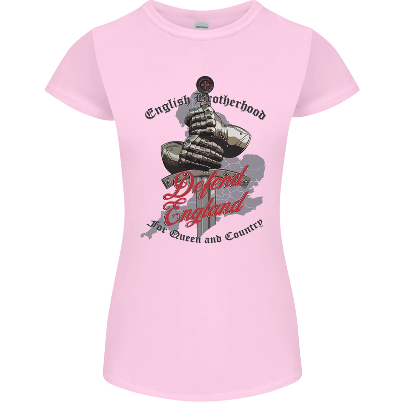 English Brotherhood Womens Petite Cut T-Shirt Light Pink