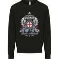English Soul Biker Attitude Bike Motorcycle Kids Sweatshirt Jumper Black