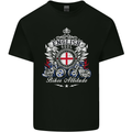 English Soul Biker Attitude Bike Motorcycle Kids T-Shirt Childrens Black