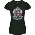 English Soul Biker Attitude Bike Motorcycle Womens Petite Cut T-Shirt Black