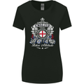 English Soul Biker Attitude Bike Motorcycle Womens Wider Cut T-Shirt Black