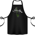 Enjoy Cannabis Funny Bong Weed Drugs Spliff Cotton Apron 100% Organic Black