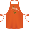 Enjoy Cannabis Funny Bong Weed Drugs Spliff Cotton Apron 100% Organic Orange