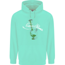 Enjoy Cannabis Funny Bong Weed Drugs Spliff Mens 80% Cotton Hoodie Peppermint