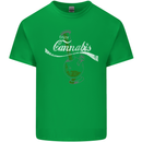 Enjoy Cannabis Funny Bong Weed Drugs Spliff Mens Cotton T-Shirt Tee Top Irish Green