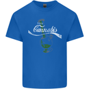 Enjoy Cannabis Funny Bong Weed Drugs Spliff Mens Cotton T-Shirt Tee Top Royal Blue