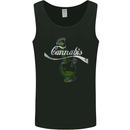 Enjoy Cannabis Funny Bong Weed Drugs Spliff Mens Vest Tank Top Black