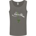 Enjoy Cannabis Funny Bong Weed Drugs Spliff Mens Vest Tank Top Charcoal