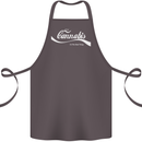 Enjoy Cannabis Funny Weed Drugs Spliff Bong Cotton Apron 100% Organic Dark Grey