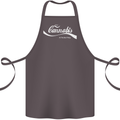 Enjoy Cannabis Funny Weed Drugs Spliff Bong Cotton Apron 100% Organic Dark Grey