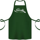 Enjoy Cannabis Funny Weed Drugs Spliff Bong Cotton Apron 100% Organic Forest Green
