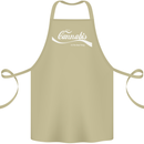 Enjoy Cannabis Funny Weed Drugs Spliff Bong Cotton Apron 100% Organic Khaki