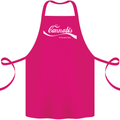 Enjoy Cannabis Funny Weed Drugs Spliff Bong Cotton Apron 100% Organic Pink