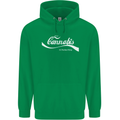 Enjoy Cannabis Funny Weed Drugs Spliff Bong Mens 80% Cotton Hoodie Irish Green