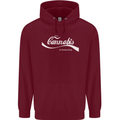 Enjoy Cannabis Funny Weed Drugs Spliff Bong Mens 80% Cotton Hoodie Maroon