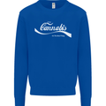 Enjoy Cannabis Funny Weed Drugs Spliff Bong Mens Sweatshirt Jumper Royal Blue