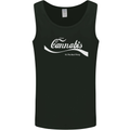 Enjoy Cannabis Funny Weed Drugs Spliff Bong Mens Vest Tank Top Black