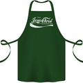 Enjoy Jesus Christ Funny Chiristian Cotton Apron 100% Organic Forest Green