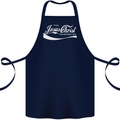 Enjoy Jesus Christ Funny Chiristian Cotton Apron 100% Organic Navy Blue