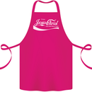 Enjoy Jesus Christ Funny Chiristian Cotton Apron 100% Organic Pink