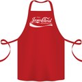 Enjoy Jesus Christ Funny Chiristian Cotton Apron 100% Organic Red