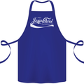 Enjoy Jesus Christ Funny Chiristian Cotton Apron 100% Organic Royal Blue