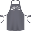 Enjoy Jesus Christ Funny Chiristian Cotton Apron 100% Organic Steel