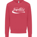 Enjoy Jesus Christ Funny Chiristian Kids Sweatshirt Jumper Heliconia