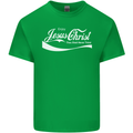 Enjoy Jesus Christ Funny Chiristian Mens Cotton T-Shirt Tee Top Irish Green