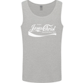 Enjoy Jesus Christ Funny Chiristian Mens Vest Tank Top Sports Grey