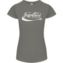 Enjoy Jesus Christ Funny Chiristian Womens Petite Cut T-Shirt Charcoal