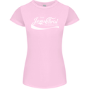 Enjoy Jesus Christ Funny Chiristian Womens Petite Cut T-Shirt Light Pink