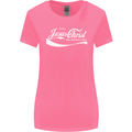 Enjoy Jesus Christ Funny Chiristian Womens Wider Cut T-Shirt Azalea