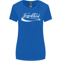 Enjoy Jesus Christ Funny Chiristian Womens Wider Cut T-Shirt Royal Blue