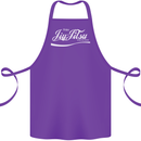 Enjoy Jiu Jitsu MMA Mixed Martial Art Funny Cotton Apron 100% Organic Purple