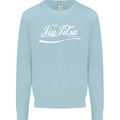 Enjoy Jiu Jitsu MMA Mixed Martial Art Funny Kids Sweatshirt Jumper Light Blue