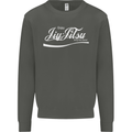 Enjoy Jiu Jitsu MMA Mixed Martial Art Funny Kids Sweatshirt Jumper Storm Grey
