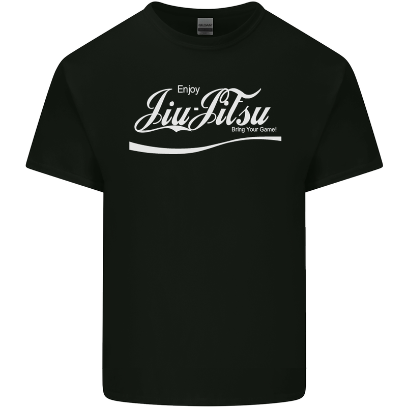 Enjoy Jiu Jitsu MMA Mixed Martial Art Funny Kids T-Shirt Childrens Black